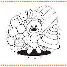 Coloring book doll action & toy figures league of legends, doll, purple. Coloring Book Toys Vector Illustration C Natali Brill 7662254 Stockfresh