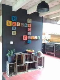 Lettres Retros Scrabble Deco En Bois A Suspendre Ou A Poser Pour Les Prenoms Ou Les Mots Doux A Imaginer De Mille Et Idee Deco Deco Bois Idee De Decoration
