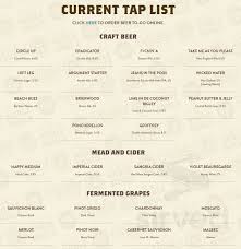 You will hardly forget delicious craft beer, cider or draft beer that you can enjoy. Wicked Barley Brewing Company Menu In Jacksonville Florida Usa