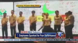 Employees in China publicly spanked for poor performance - 6abc Philadelphia