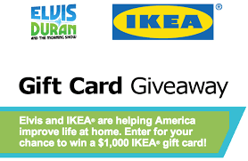 The card(s) remain the property of ikea uk and ireland ltd, and may not be tampered or interfered with, without our consent. Elvis Duran Show Enter To Win A 1000 Ikea Usa Gift Card Is Your Walk In Closet A Squeeze Through Closet Was The Last Update To Your Family Room Before You Had A Family We Ve