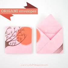 How to make an envelope for a card. Easy Square Origami Envelope Artist Lydia Makepeace