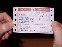 Rail Ticket Happy Journey Train Travel Train Tickets Indian Railways