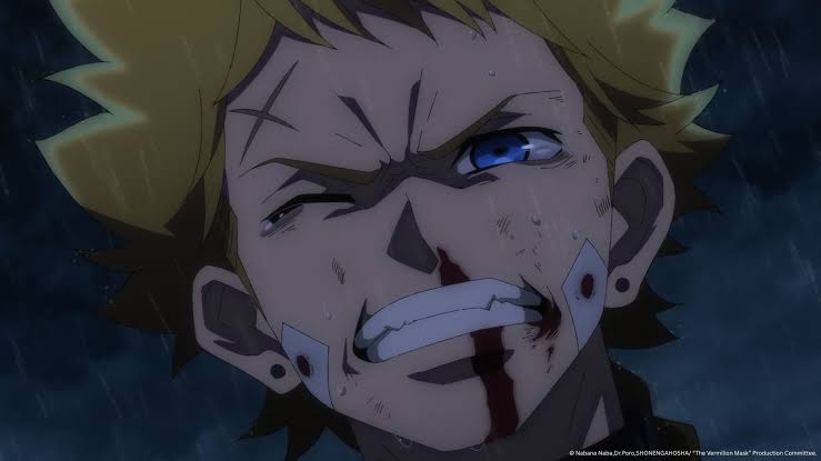 The Vermilion Mask” ep 2 really showed the destructive power of the Mask of War and he wasn't even trying! The music during the reveal really sold how terrifying and helpless the