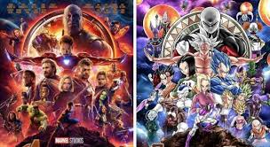 An animated film, dragon ball super: Avengers Infinity War Poster Copied From Dragon Ball Z Ball Poster