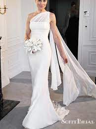 One Shoulder Chiffon Mermaid Bridal Gown Long Wedding Dresses Typ025 Sofitbridal Wedding Dresses Simple Wedding Dresses Lace Bridal Gowns Mermaid