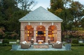 A small bar with some tools and shelter that are merged become a unique gazebo. Pool House Bar Houzz