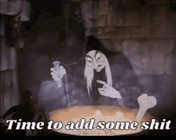 It can be used as a pot lid too and folds small for easy storage. Witch Stir The Pot Gif Witch Stirthepot Timetoaddsomeshit Discover Share Gifs Witch Gif Drama Gif