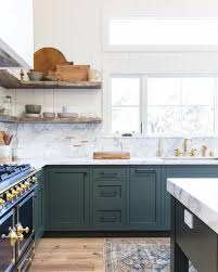 Green Kitchen See This Instagram Post By Amberinteriors Green Kitchen Cabinets Kitchen Cabinet Inspiration Kitchen Trends