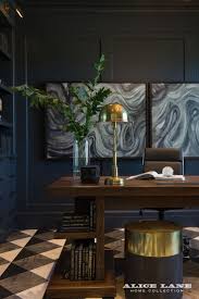Happy Father S Day Don T Know What Color To Paint Dad S Office We Recommend A Deep Blue Paint And Classic Bla Interieur De Bureau Deco Maison Idee Deco Salon