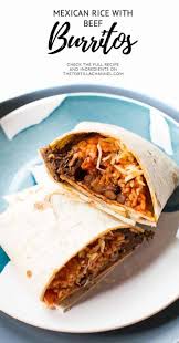 Beef Burritos With Mexican Rice Recipe Video The Tortilla Channel Recipe Slow Cooker Recipes Beef Recipes Beef Burrito Recipe