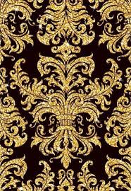 Black And Gold Baroque Wallpaper Luxury Golden Decor Pattern Vectors Set 03 Golden Wallpaper Gold Wallpaper Golden Decor