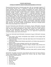 10 perancangan matlamat matlamat organisasi dibentuk melalui perahan idea dan perbincangan antara ahli organisasi. Doc Strategi Mcdonald Ditengah Kompetisi Bisnis Waralaba Makanan Cepat Saji Yustina Sogen Academia Edu