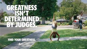 I have now watched the commercial well over 20 times and it just gets better. Natalie Webster Hamilton Campus Nike Find Your Greatness Campaign 2012