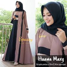 Seperti dress tanpa lengan yang dapat anda sulap menjadi tiga gaya busana muslim yang stylish. Baju Gamis Terbaru Desain Modern Untuk Wanita Remaja Abh205