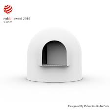 Pidan Studio Snow House Igloo Cat Litter Box Red Dot Design Award Winner White Want Additional Info Clic Cat Litter Box Litter Box Cat Training Litter Box