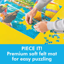 Roll up and transport your jigsaw puzzle in progress! Amazon Com Ravensburger 17960 Puzzle Stow And Go 1500 Pieces 46 X 26 Inches Game Toys Games