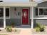 Front Door Colors For Gray House With Black Shutters