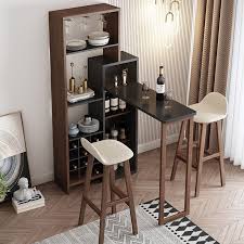 Nordic Home Folding Mini Bar Tables Wine Cooler Retractable Partition Table Modern Minimalist Living Room Entra In 2020 Living Room Bar Home Bar Designs Home Bar Table