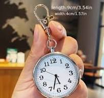 A New European And American Digital Dial Keychain. A Keychain Hanging Table  for Exams, Elderly,, Students And Nurses. Full Scene Time Assistant Bid ...