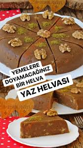 Yaz Helvasi Tarifi Tatli Yemek Tarifleri Yiyecek Ve Icecek