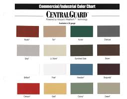 55 Surprising Steel Building Colors Chart