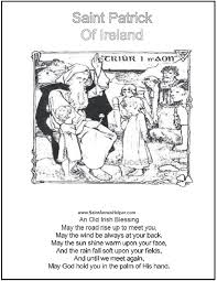 Coloring pages are one of my favorite activity to have on hand for my kids. Short Irish Blessings Catholic Coloring Pages