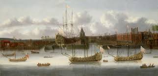 East India Company ships at Deptford ...