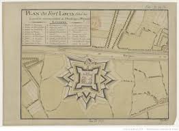 Plan Du Fort Louis Situe Sur Le Canal De Communication De Dunkerque A Bergues