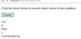 Javascript by theprogrammer on dec 06 2020 donate. Convert Object To Number In Javascript Tech Funda