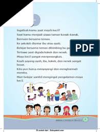 Tuliskan contoh kalimat pujian untuk gurumu. Subtema 1 Pengalaman Masa Kecil