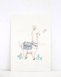 Immagini Di Alpaca Lama Di Fiamme Lama Di Etsy In 2020 Girls Wall Art Art Llama Print