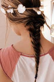 Making One Of These Headbands For The Florence The Machine Concert Yayyy Summer Braided Hairstyles Long Hair Styles Braided Ponytail Hairstyles