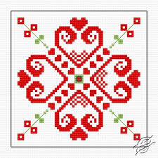 I've even heard of people using oversized ones as wedding ring pillows! Free Patterns Ornaments Gvello Stitch