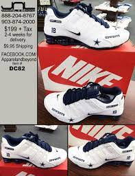 Custom Dallas Cowboys Nike Shox Team Colors Dallas Cowboys Shoes Dallas Cowboys Cowboys