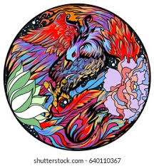 The designs also incorporate elements that symbolize different things such as wisdom, goodness, strength and such like. Hand Drawn Asian Tattoo Design Phoenix Stock Vector Royalty Free 640110367