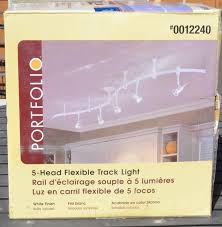 Portfolio 5 Head Flexible Track Lighting 345 Auction