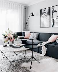 In this space, the largest block of color comes from a graphite gray sofa, which. Dark Gray Couch Scandinavian Design Living Room Living Room Scandinavian Apartment Living Room