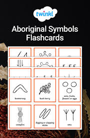 Aboriginal Symbols Flashcards Aboriginal Symbols Aboriginal Education Flashcards
