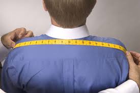 How to take a shoulder measurement:you will need a flexible measuring tape and another person to lend a helping hand to take this measurement. Gary Tailor How To Have Someone Else Take Your Measurements