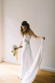An Eclectic Neighborhood Brooklyn Wedding Wedding Dress Fabrics Wedding Dress Material Wedding Dresses