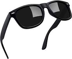 Katze auge clubmaster stil halb browline in matt schwarz. Joopin Sonnenbrille Herren Polarisiert Klassische Und Sonnenbrille Mit Uv400 Schutz Vintage Grau Verspiegelt Amazon De Bekleidung