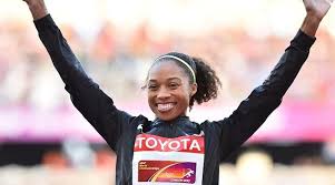Allyson felix break the usain bolt's record for most gold medals at worlds her first as a mother.allyson felix won her 12th gold medal at the world champions. Allyson Felix Eclipses Usain Bolt S Iaaf World Championships Medal Tally Hindustan Times