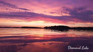 Diamond Lake Cassopolis Mi Sunrise Sunset Diamond Lake Lake Life