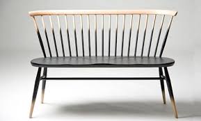 Banc D Interieur Classique En Hetre Originals By Lucian R Ercolani Ercol Causeuse Meuble Deco