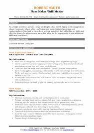 Pizza Maker Resume Samples Qwikresume