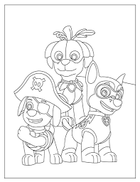 Paw patrol halloween coloring pages. Free Paw Patrol Coloring Pages To Download Printable Pdf Verbnow