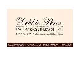 There's still more that you can do to boost the response to your massage business cards and we'll look at that in part 3 of this article. Massage Therapist Business Card Samples Ideas Startupguys Net
