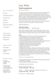 You can customize it in a way it best suits your personality, the only thing you have to do is open the file this best cv format template will help you make the best impression on the recruiters. Hotel Receptionist Cv Sample Hospitality How To Write A Cv Customer Service Cvs