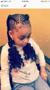 Centre braids are a cool style for little girls and they are pretty much in fashion these days as well. Kids Braided Hairstyles Kid Braid Styles Kids Hairstyles